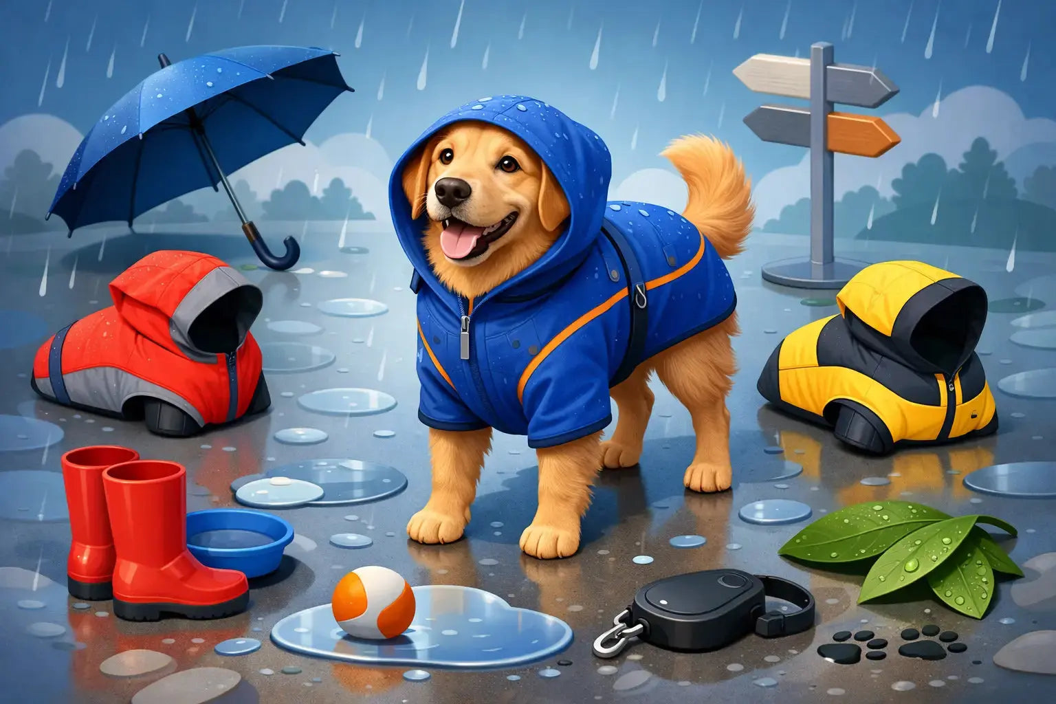 Best Dog Jackets for Rain on Cold Wet Walks