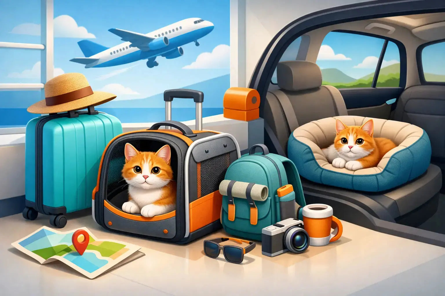 How to Travel With a Cat Without the Stress