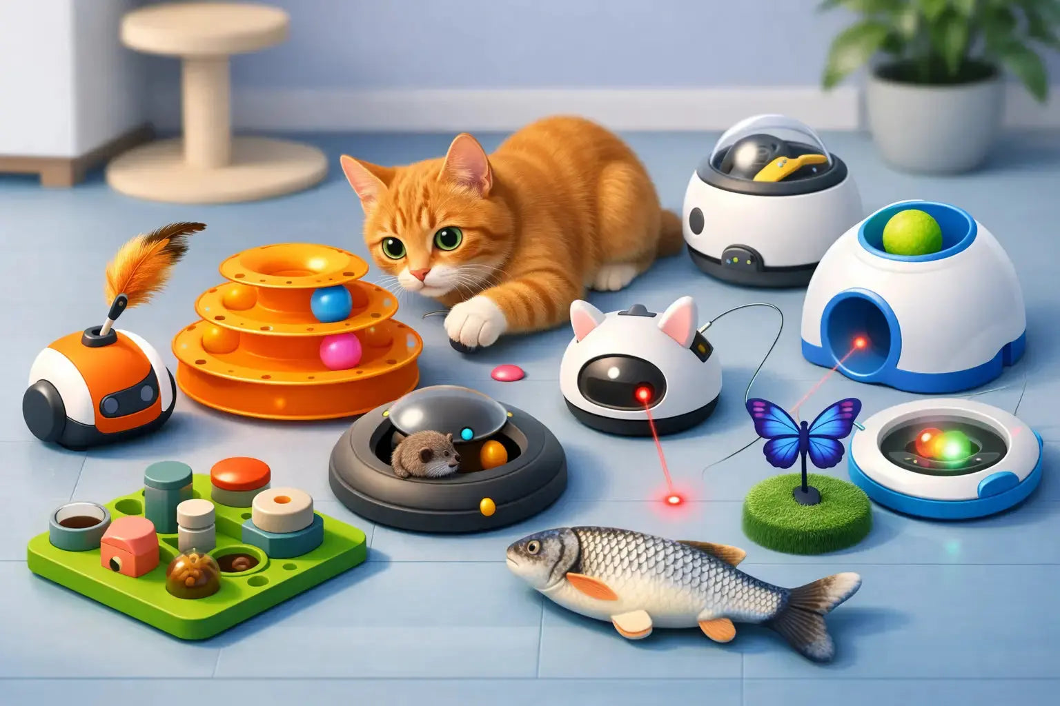 10 Interactive Toys for Bored Cats