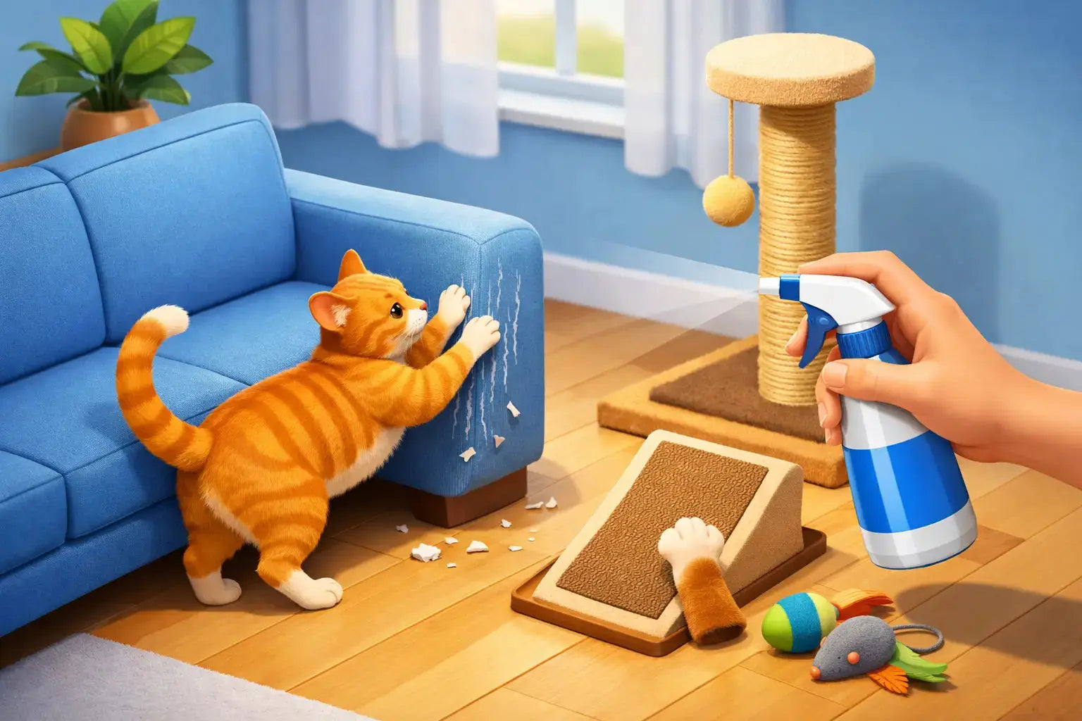 How to Stop Cat Scratching Furniture Fast