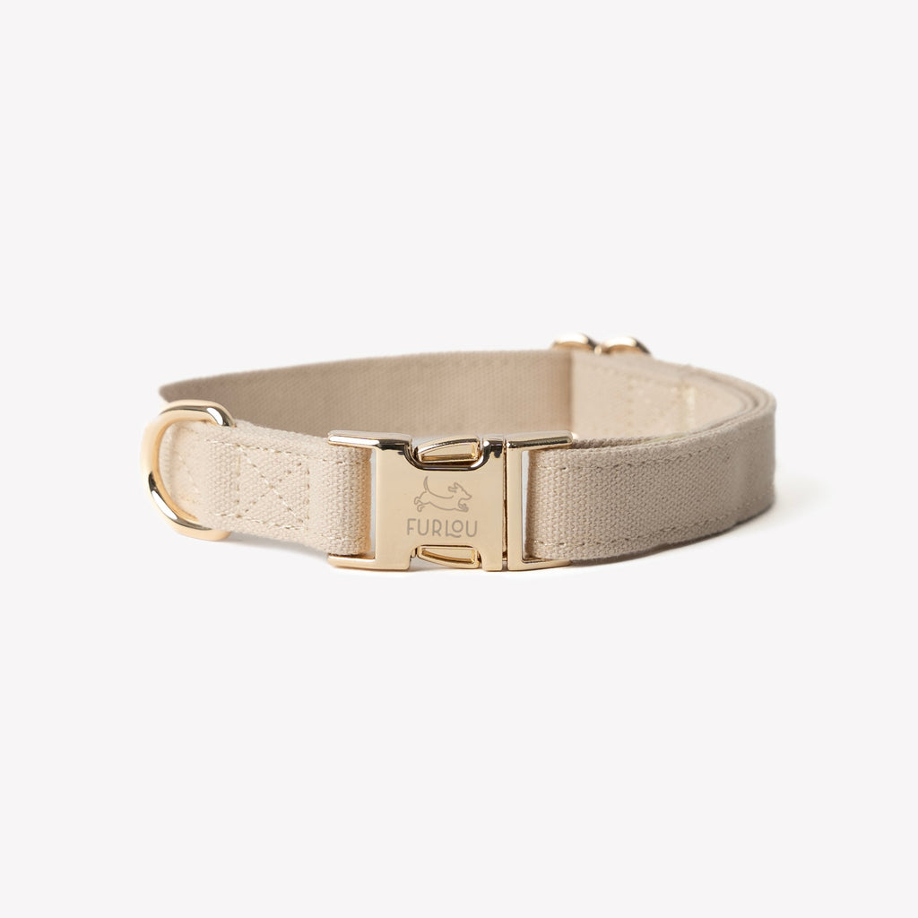 'Tan' - Canvas Dog Collar