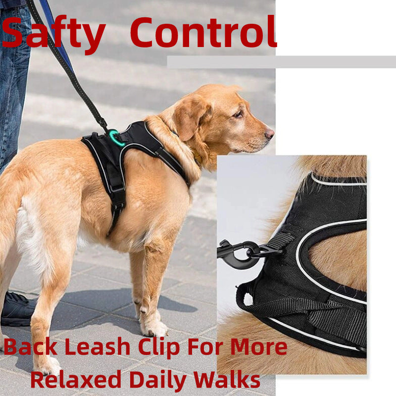 Vest-Style Reflective and Breathable Chest Strap Leash Pet Zen