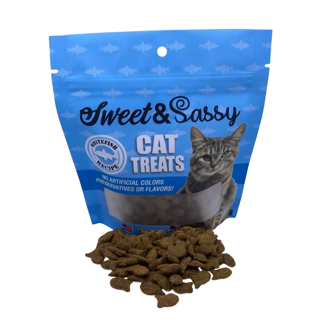 Sweet & Sassy Cat Treats Whitefish Flavor - FurrBaby Necessities