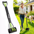 32 Inch Long Handle Pooper Scooper for Large Dogs Heavy Duty Foldable Wags & Whiskers Pet Supply