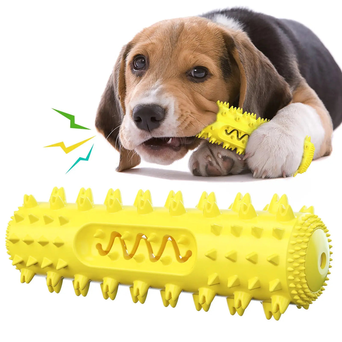 Pet Supplies Vocal Pet Dog Teething Stick Cleaning Dog Toothbrush Vent Chewing Dog Toy - FurrBaby Necessities