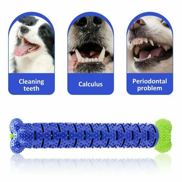 Dog Chew Toys Toothbrush Pets Molar Tooth Cleaning Brushing Stick Doggy Silicone - FurrBaby Necessities