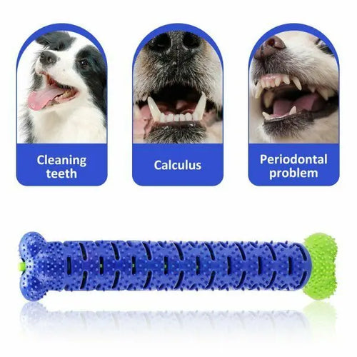 Dog Chew Toys Toothbrush Pets Molar Tooth Cleaning Brushing Stick Doggy Silicone - FurrBaby Necessities
