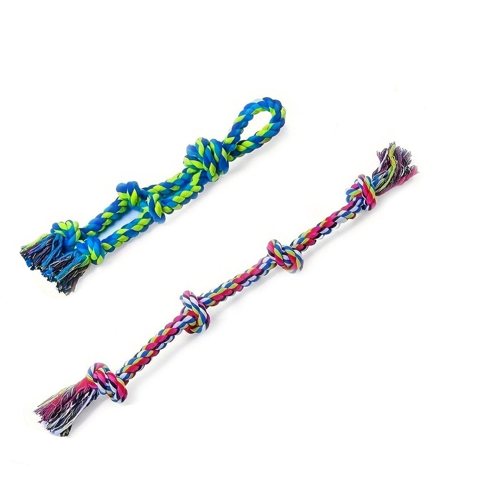 Tough Dog Rope Toys for Aggressive Chewers, Tough Tug of War Dog Toys for Large, Medium & Small Dogs Pet Zen