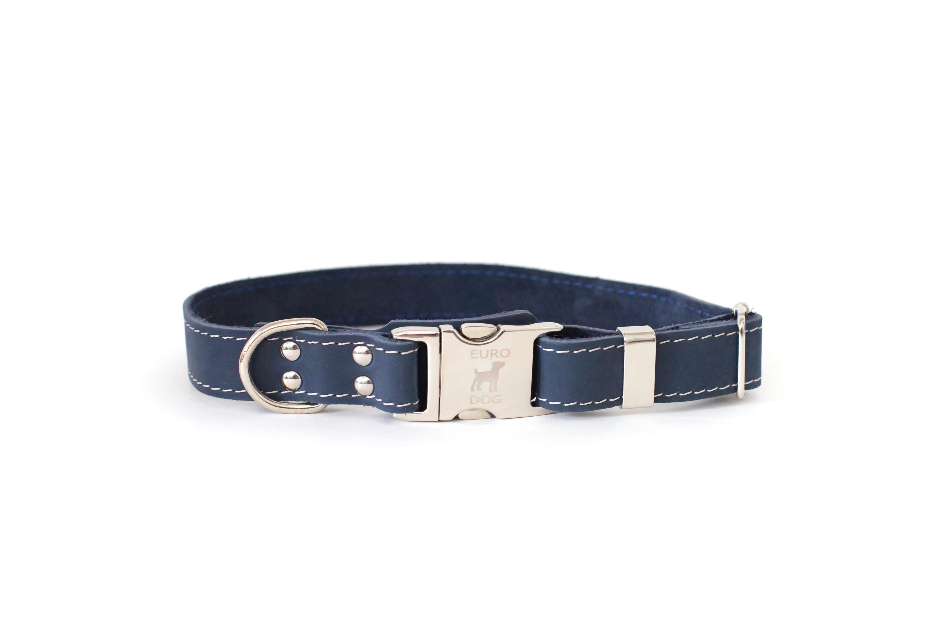 Quick-Release Style Leather Collar and Leash Set Euro-Dog Collars and Leads
