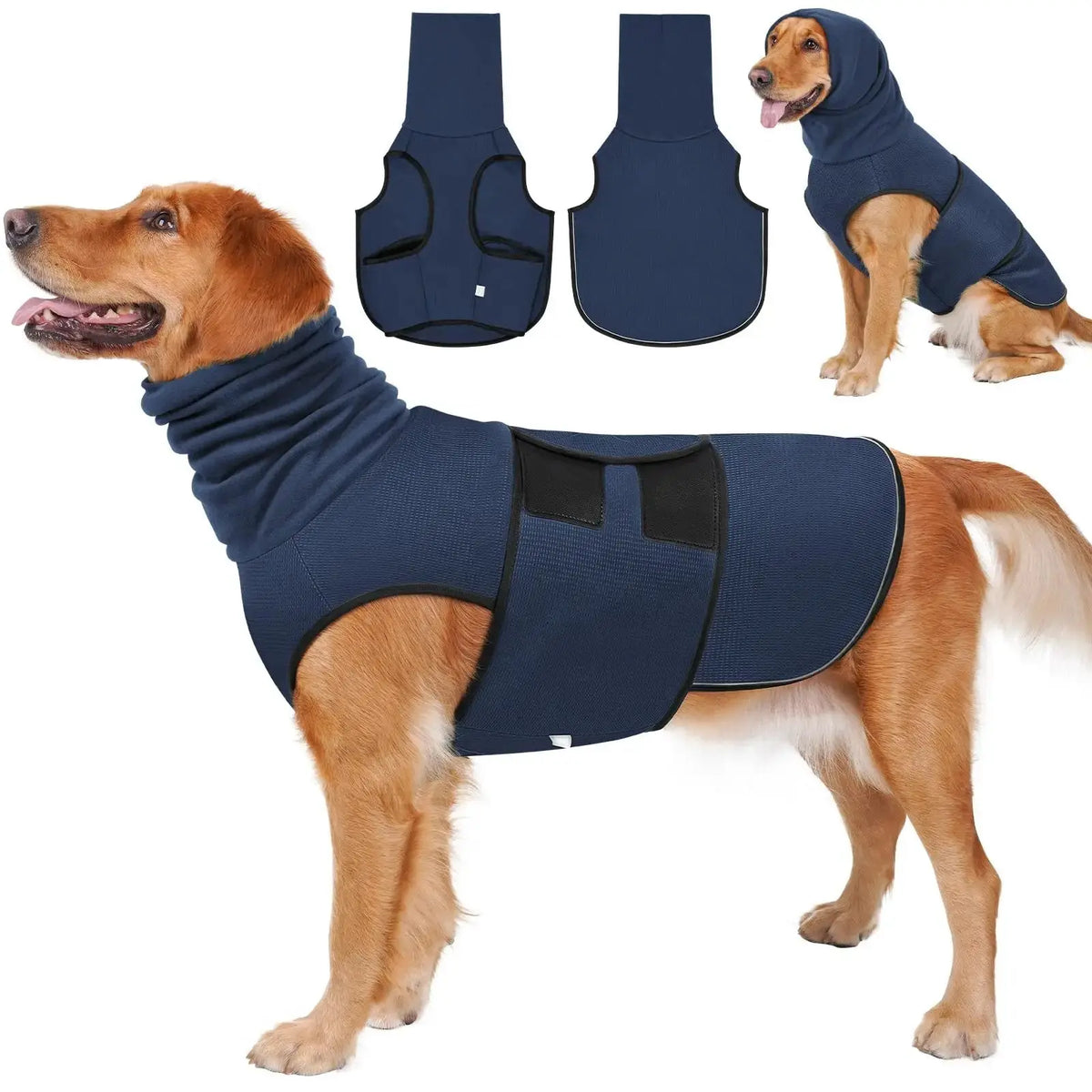 Pet Zen Dog Anxiety Vest With Hood Calming Shirt For Stress Relief - FurrBaby Necessities