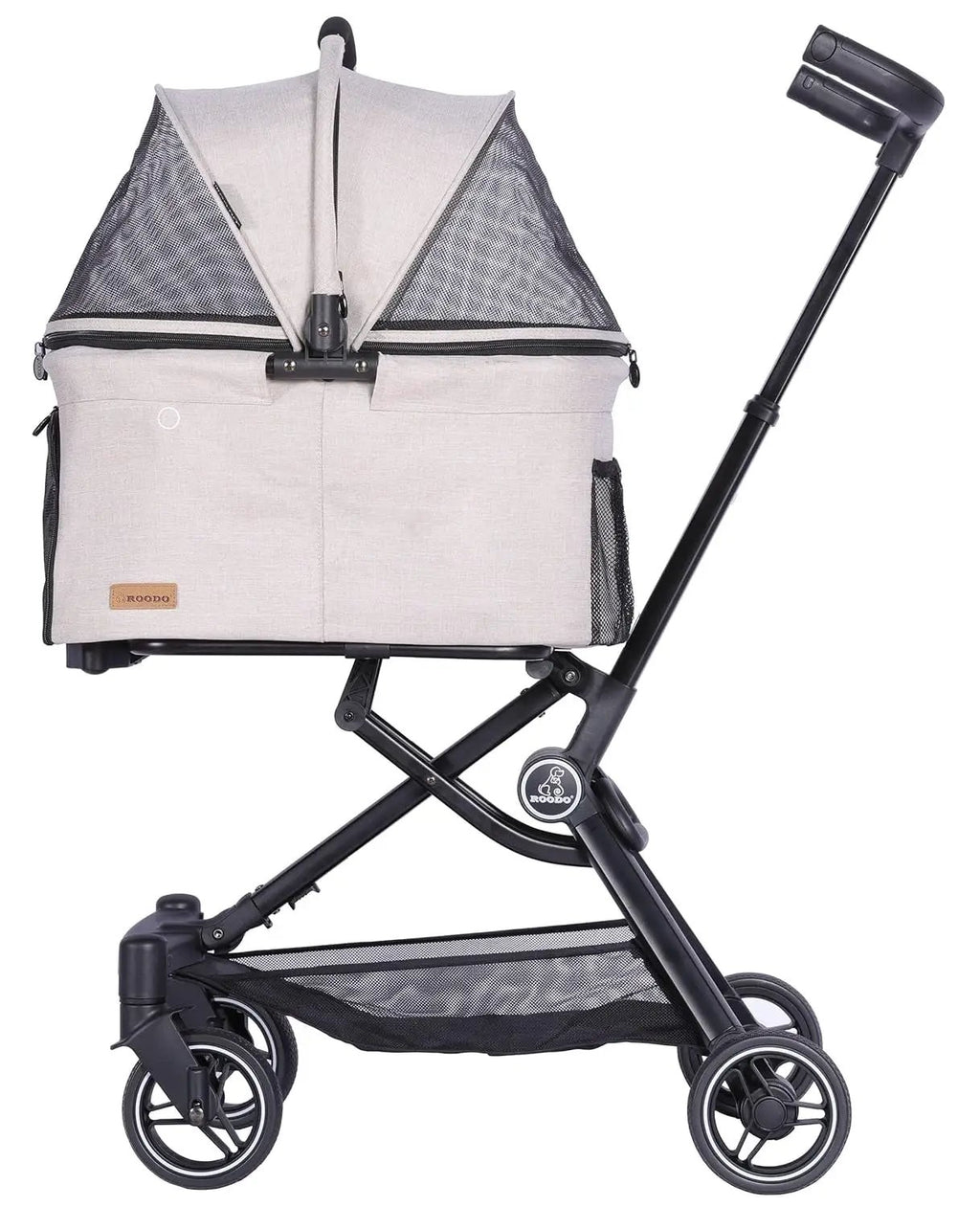 3 in 1 Pet Stroller Dog Cat Travel System Detachable Carrier Foldable 30lb by Wags & Whiskers Pet Supply