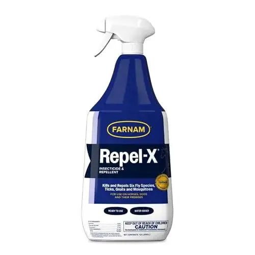 Farnam Repel-X Ready-to-Use Horse Fly Spray for Horses, 32 Fl Oz by Farnam