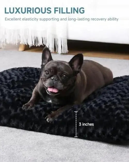KSIIA Washable Dog Bed Dog Crate Bed Deluxe Plush Pet Mat by KSIIA