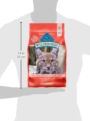 Blue Buffalo Wilderness High Protein, Natural Adult Indoor Hairball & Weight Control Dry Cat Food Blue Buffalo