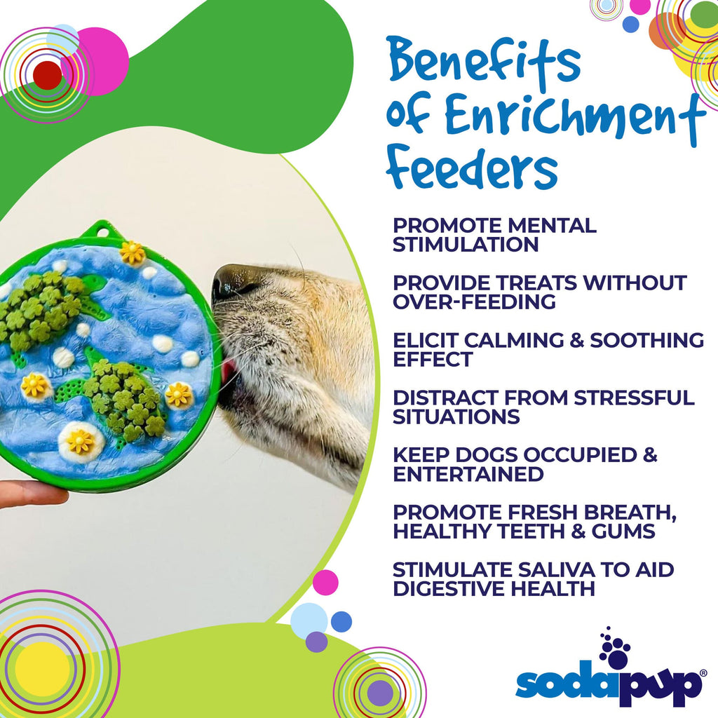 Water Nylon eCoin Durable Enrichment Snacking Coin for Dogs | USA-Made Lick Mat Alternative