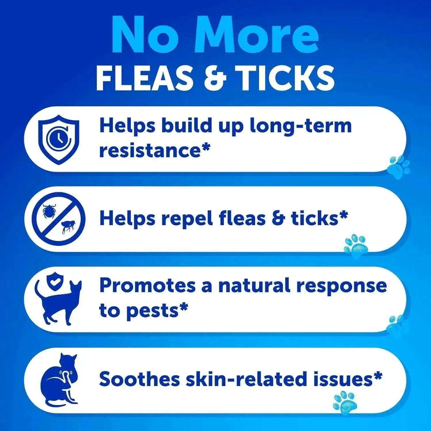 Flea & Tick Chews for Cats & Kittens 135 Count Daily Oral Skin & Coat by Zamzamas