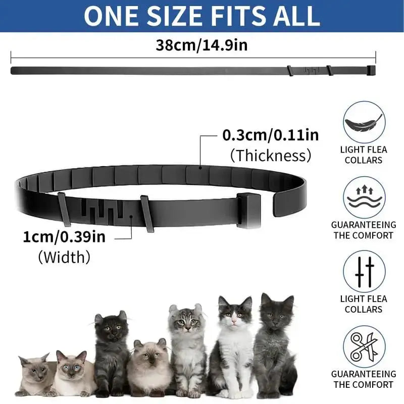4 Pack Flea Collar for Cats YK by YOTANGO