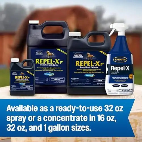 Farnam Repel-X Ready-to-Use Horse Fly Spray for Horses, 32 Fl Oz by Farnam