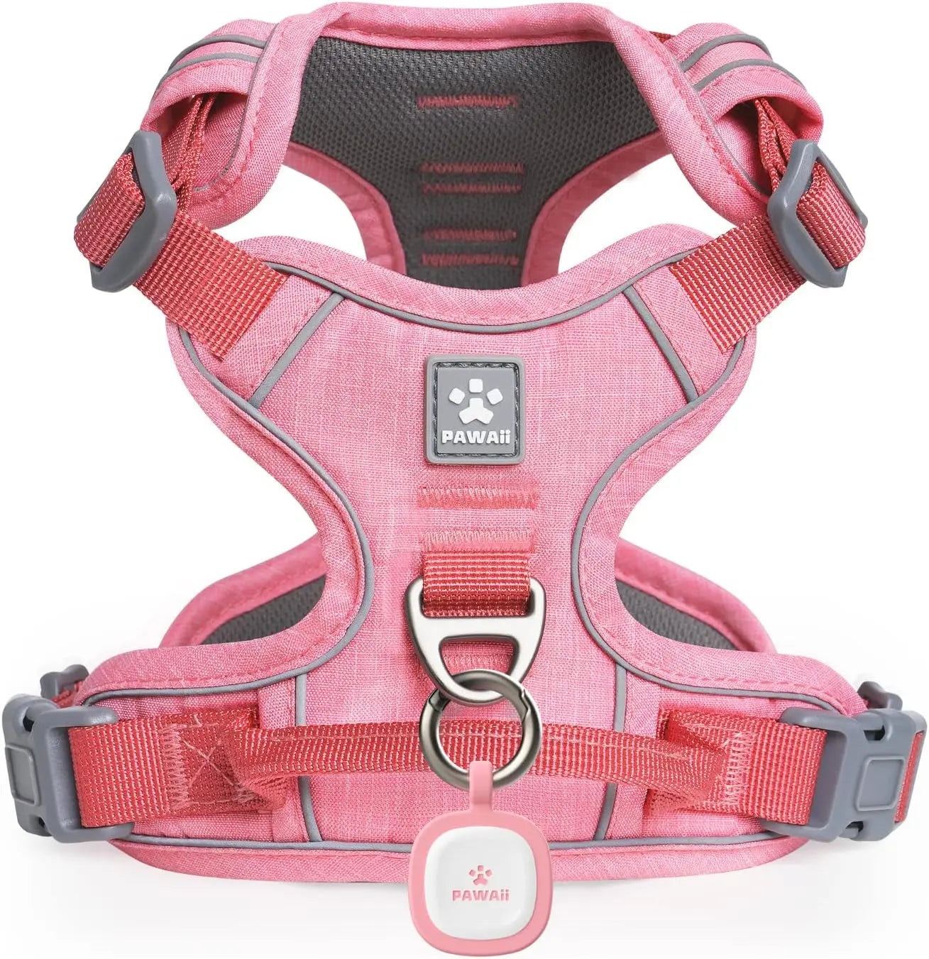 No Pull Dog Harness Reflective Adjustable Vest with ID Tag Small Dogs Wags & Whiskers Pet Supply