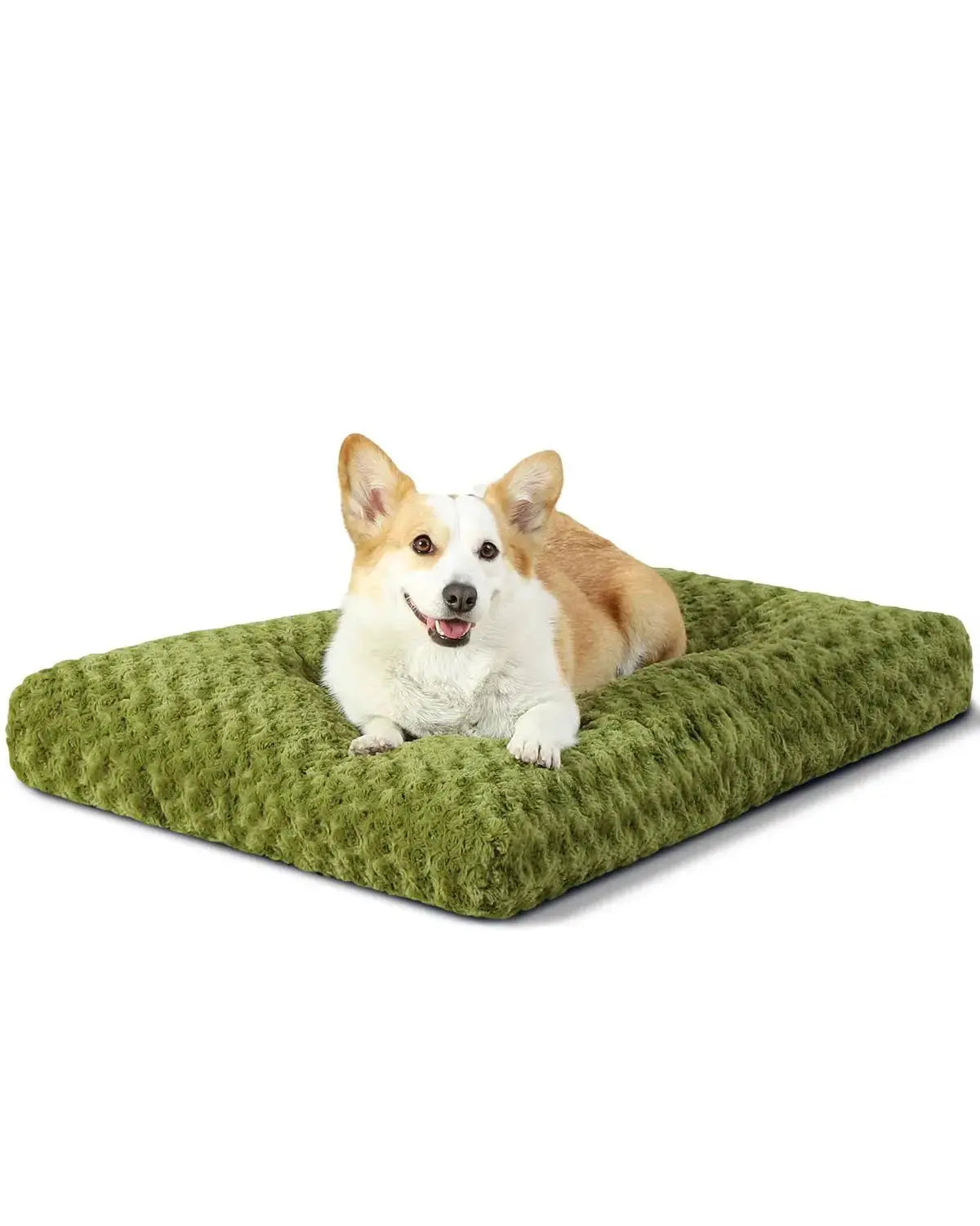 KSIIA Washable Dog Bed Dog Crate Bed Deluxe Plush Pet Mat by KSIIA