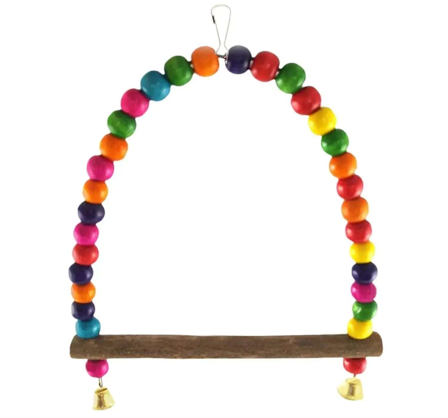 SunGrow Bird Swing and Fun Bundle, Keep Birds from Hatching Plans for World Domination with Joyful Colorful Items for Love Birds, Conures, Cockatiels, Finches, and Parakeets - FurrBaby Necessities
