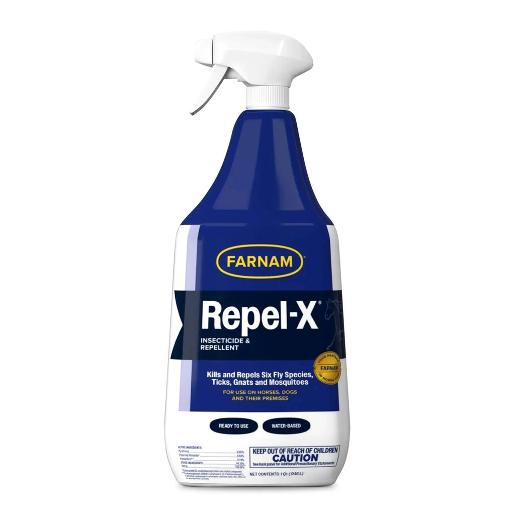 Farnam Repel-X Ready-to-Use Horse Fly Spray for Horses, 32 Fl Oz by Farnam