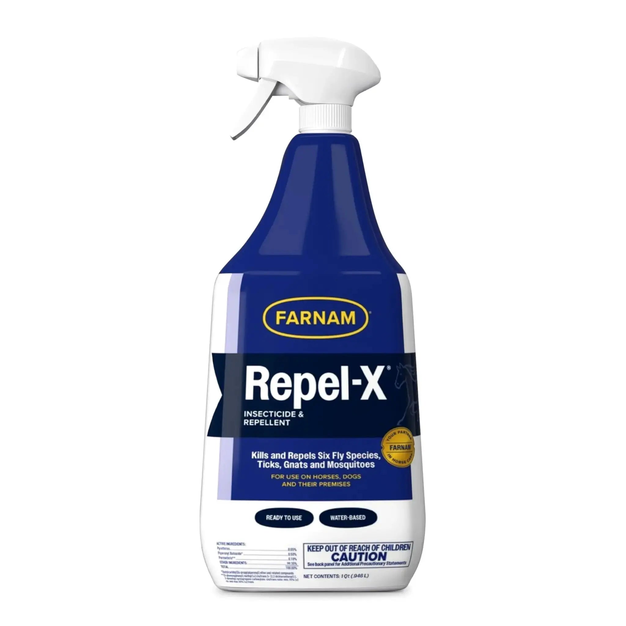 Farnam Repel-X Ready-to-Use Horse Fly Spray for Horses, 32 Fl Oz by Farnam