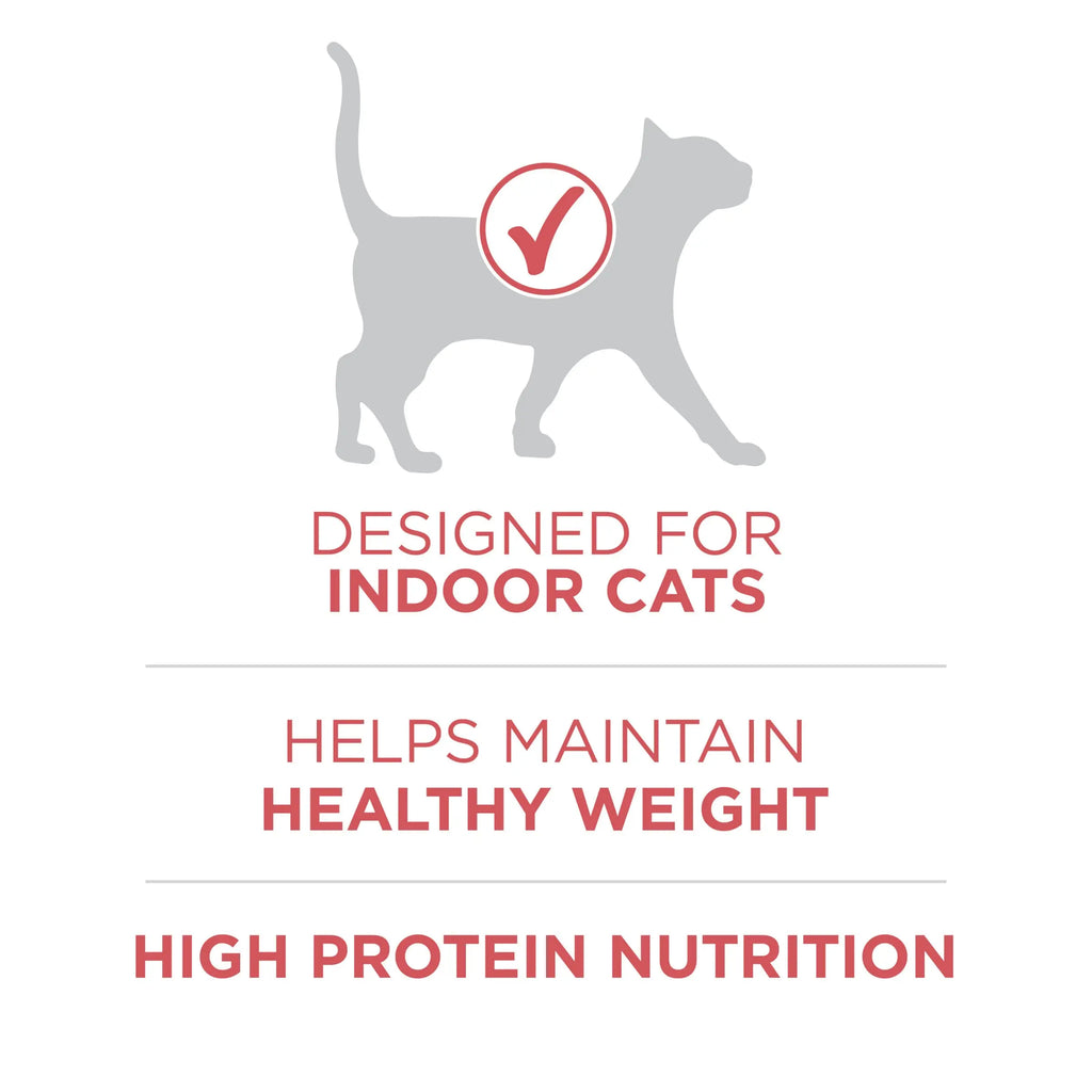 Purina ONE Natural Low Fat, Indoor Dry Weight Control High Protein Cat Food Plus Indoor Advantage with Real Salmon - 16 lb. Bag - FurrBaby Necessities