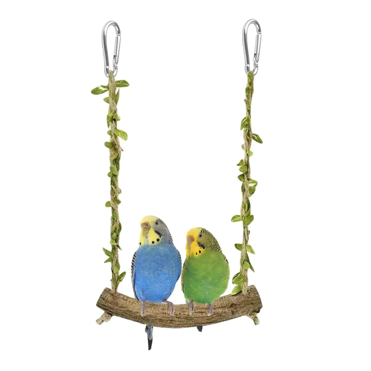 Hiwzitar Colorful Bird Cage Foraging Toy - Natural Chew Shredding Toy for Parakeets, Cockatiels, Conures (Safe Natural Material) by Hiwzitar