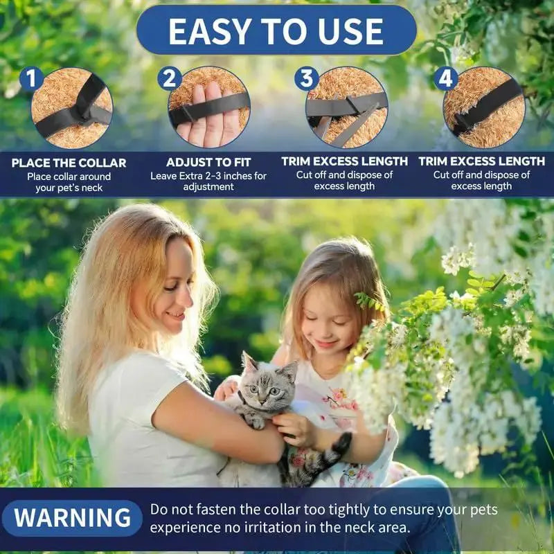 4 Pack Flea Collar for Cats YK by YOTANGO