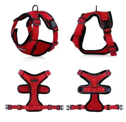 Adjustable Mesh Cat Harness Escape Proof With Car Seat Belt L - FurrBaby Necessities
