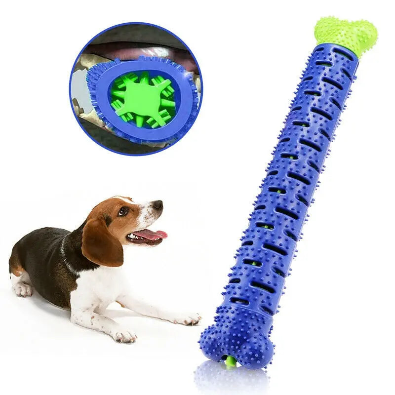 Dog Chew Toys Toothbrush Pets Molar Tooth Cleaning Brushing Stick Doggy Silicone - FurrBaby Necessities