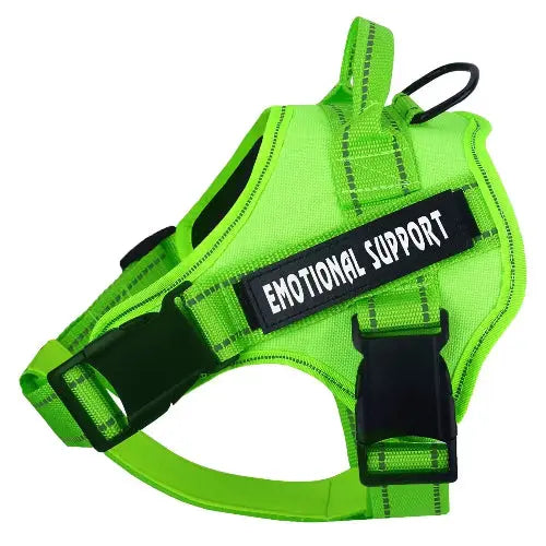 voopet Emotional Support Dog Harness, Professional Service Dog Vest Harness for Small Medium Large Dogs, Reflective Breathable and Adjustable No Pull/Choke ESA Essential Harness by VOOPET