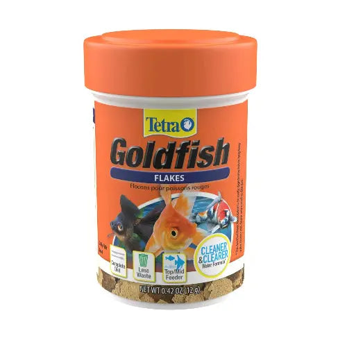 Tetra Goldfish Flakes, Nutritionally Balanced Diet for Aquarium Fish, Vitamin C Enriched Flakes by Tetra