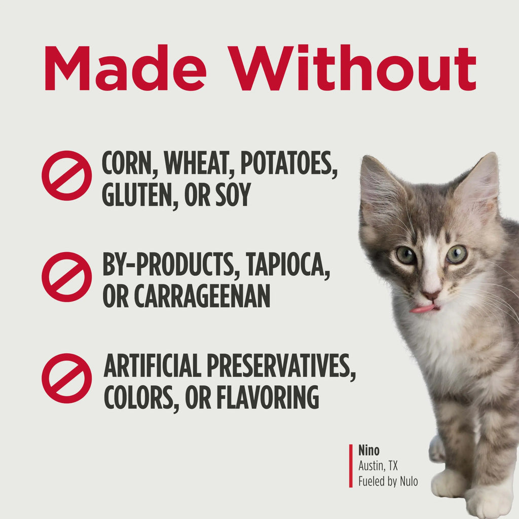 Nulo Wet Kitten Food, Silky Mousse, Variety Pack, 1.75 oz x 12 - FurrBaby Necessities