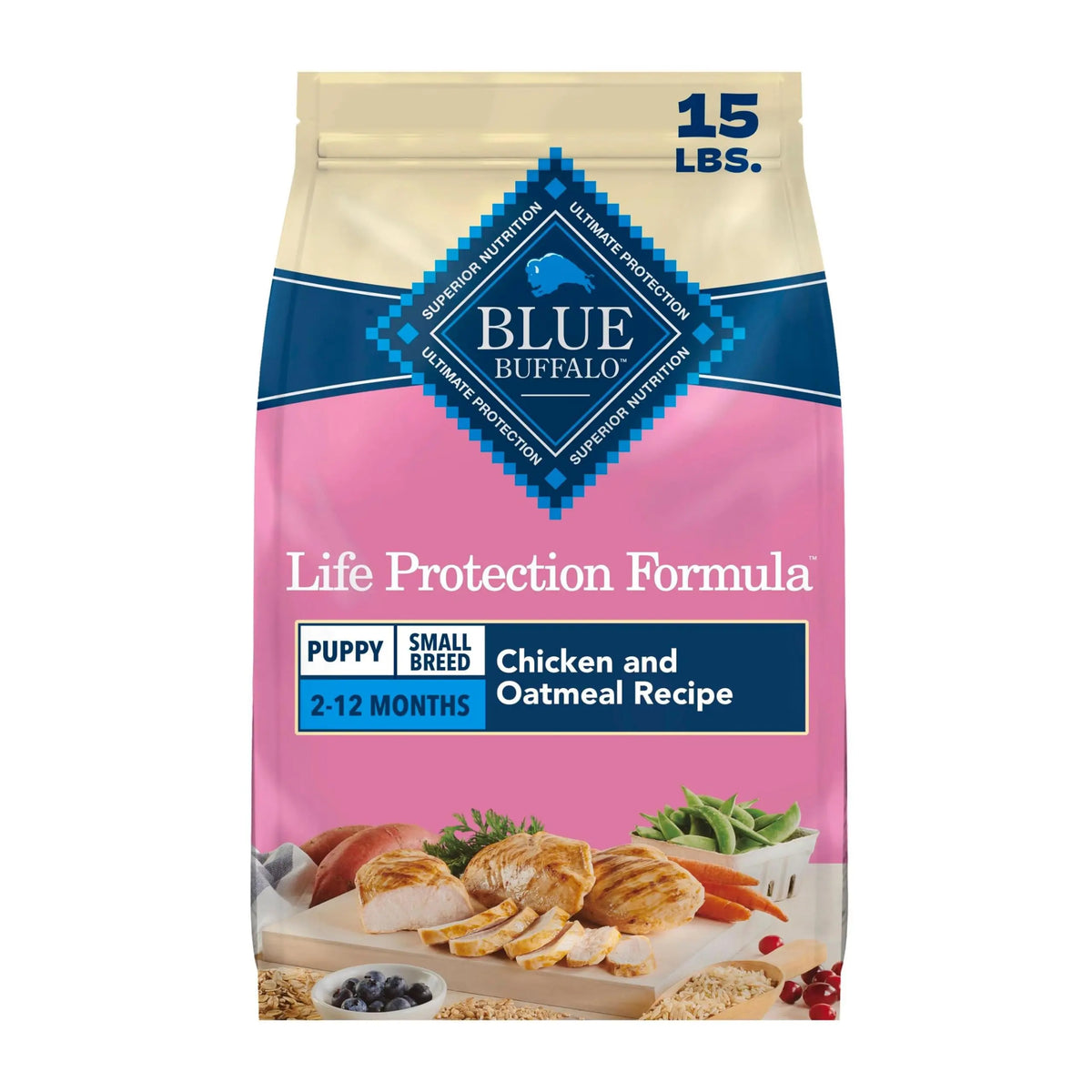 Blue Buffalo Life Protection Formula Small Dry Bag Dog Puppy Cognitive Development