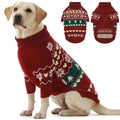 IECOii Dog Sweater,Thermal Knitted Dog Sweaters Turtleneck with Sleeve