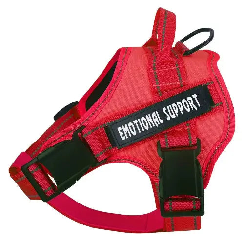 voopet Emotional Support Dog Harness, Professional Service Dog Vest Harness for Small Medium Large Dogs, Reflective Breathable and Adjustable No Pull/Choke ESA Essential Harness by VOOPET