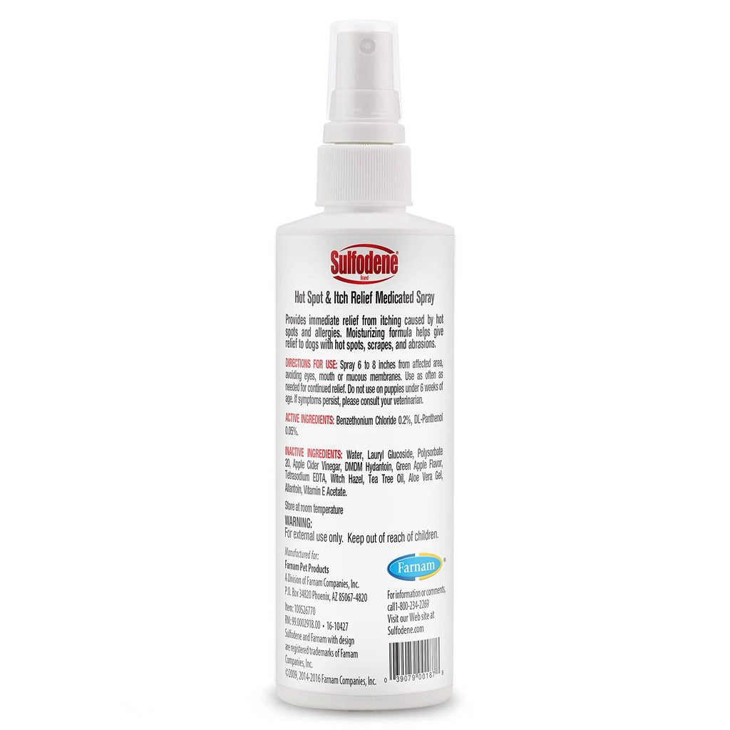 Sulfodene Hot Spot & Itch Relief Medicated Spray for Dog 8oz by Sulfodene