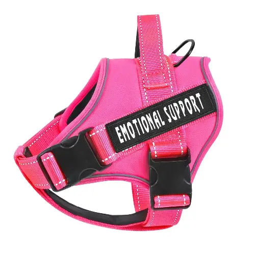 voopet Emotional Support Dog Harness, Professional Service Dog Vest Harness for Small Medium Large Dogs, Reflective Breathable and Adjustable No Pull/Choke ESA Essential Harness by VOOPET
