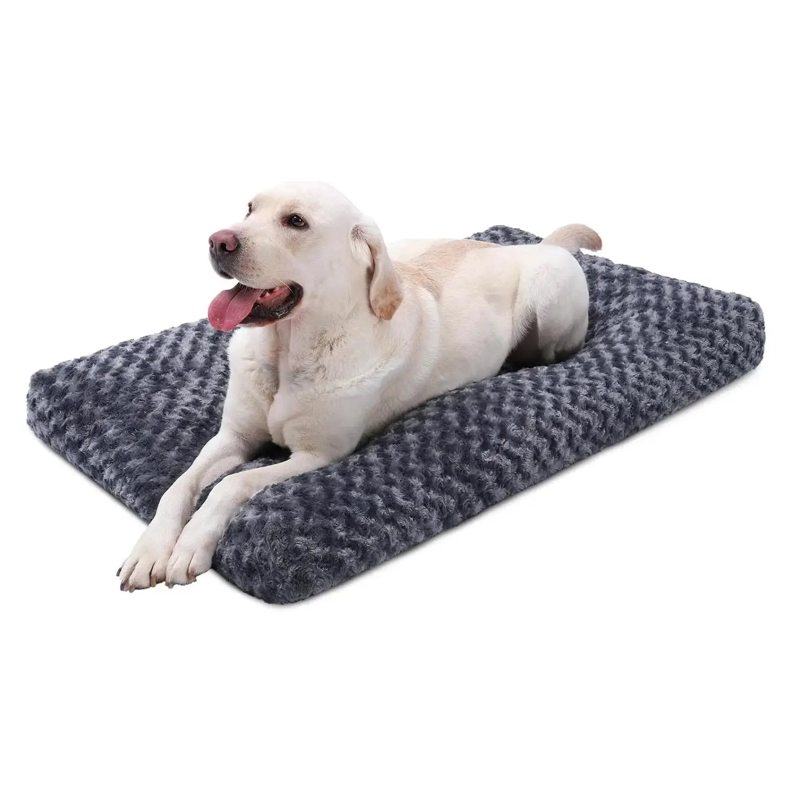 KSIIA Washable Dog Bed Dog Crate Bed Deluxe Plush Pet Mat by KSIIA