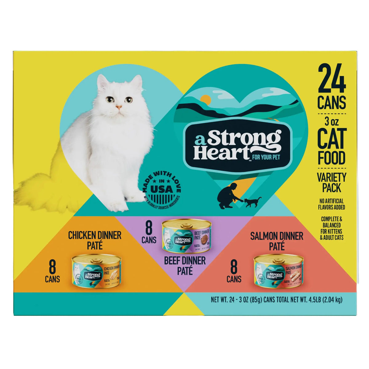A Strong Heart 3oz Wet Cat Food