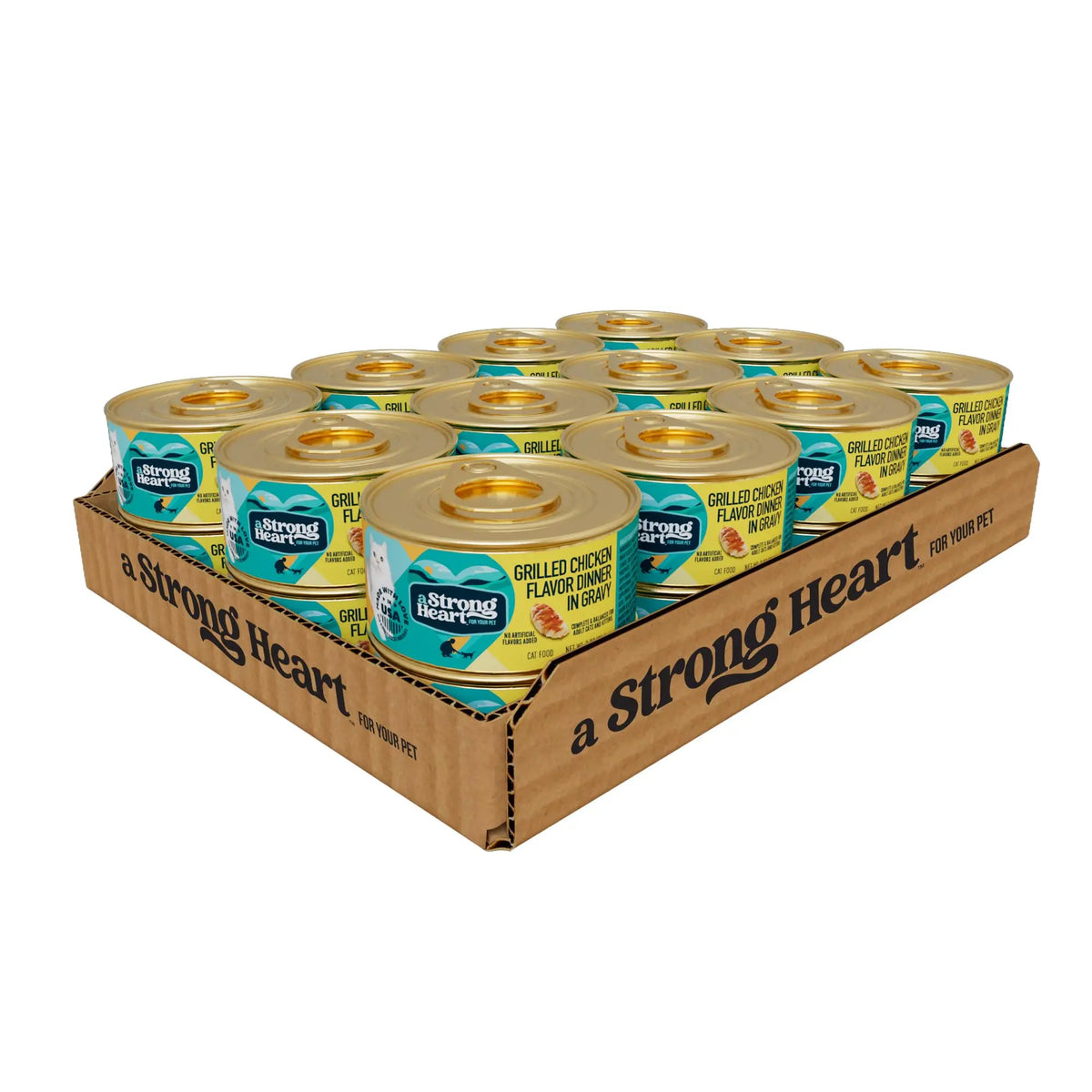 A Strong Heart 3oz Wet Cat Food