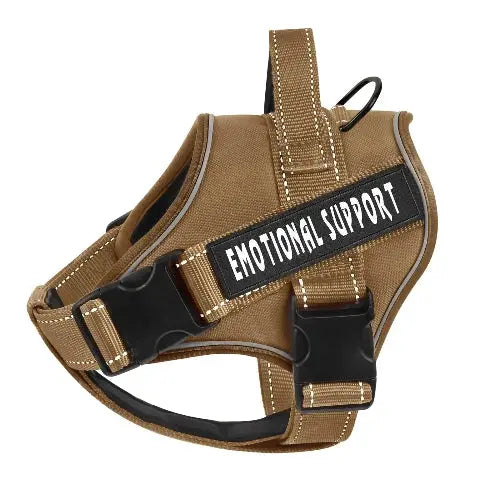 voopet Emotional Support Dog Harness, Professional Service Dog Vest Harness for Small Medium Large Dogs, Reflective Breathable and Adjustable No Pull/Choke ESA Essential Harness by VOOPET