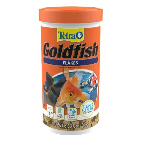 Tetra Goldfish Flakes, Nutritionally Balanced Diet for Aquarium Fish, Vitamin C Enriched Flakes by Tetra