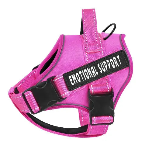 voopet Emotional Support Dog Harness, Professional Service Dog Vest Harness for Small Medium Large Dogs, Reflective Breathable and Adjustable No Pull/Choke ESA Essential Harness by VOOPET