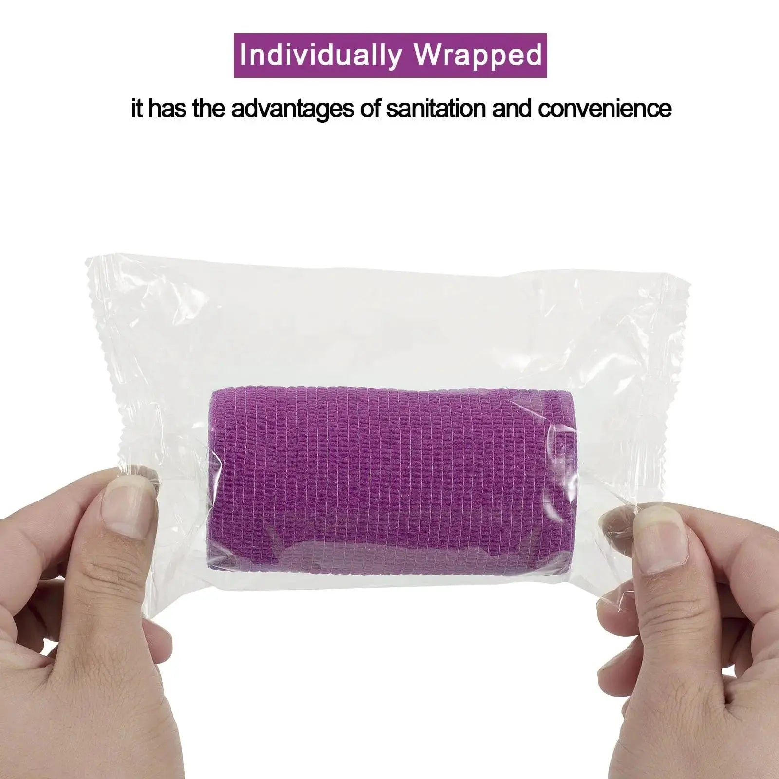 12 Pack Self Adhesive Bandage Wrap Cohesive Bandage Self Adherent Vet Wrap for Dog Pets Elastic Bandage Finger Tape Self Stick Wrap for First Aid Sports Injury Athletic Tape (Mixed Colors) by Sagafly