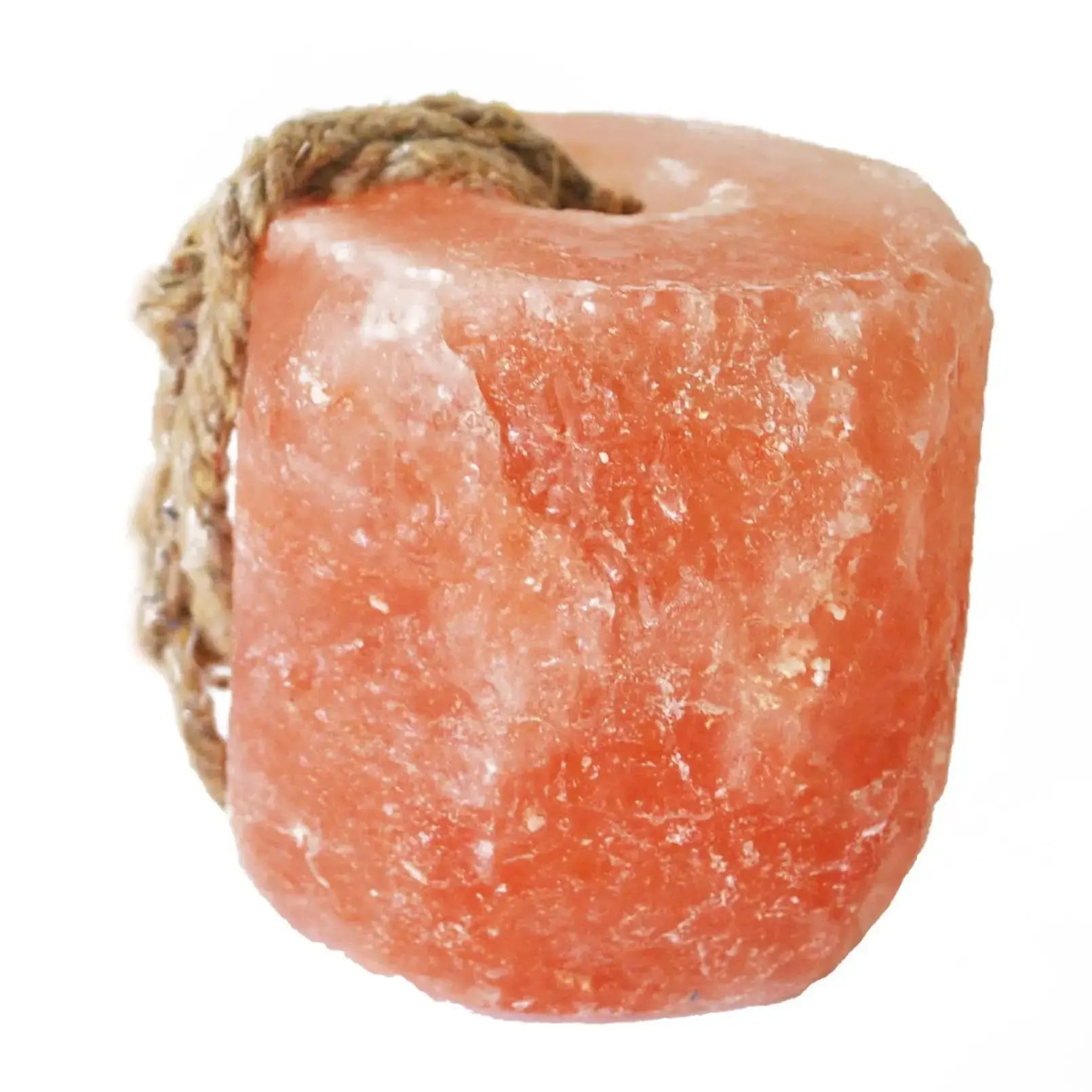 kathson Himalayan Salt Lick Salt Block on Rope for Horse Animals Mineral Salt Licks Natural Pink Licking Salt for Horses Deer Cattle Sheep and Other Livestock (1 Pcs,2.4-3.3 lbs) by kathson