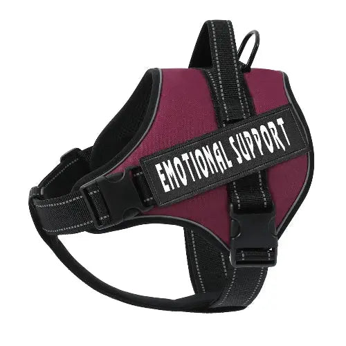voopet Emotional Support Dog Harness, Professional Service Dog Vest Harness for Small Medium Large Dogs, Reflective Breathable and Adjustable No Pull/Choke ESA Essential Harness by VOOPET