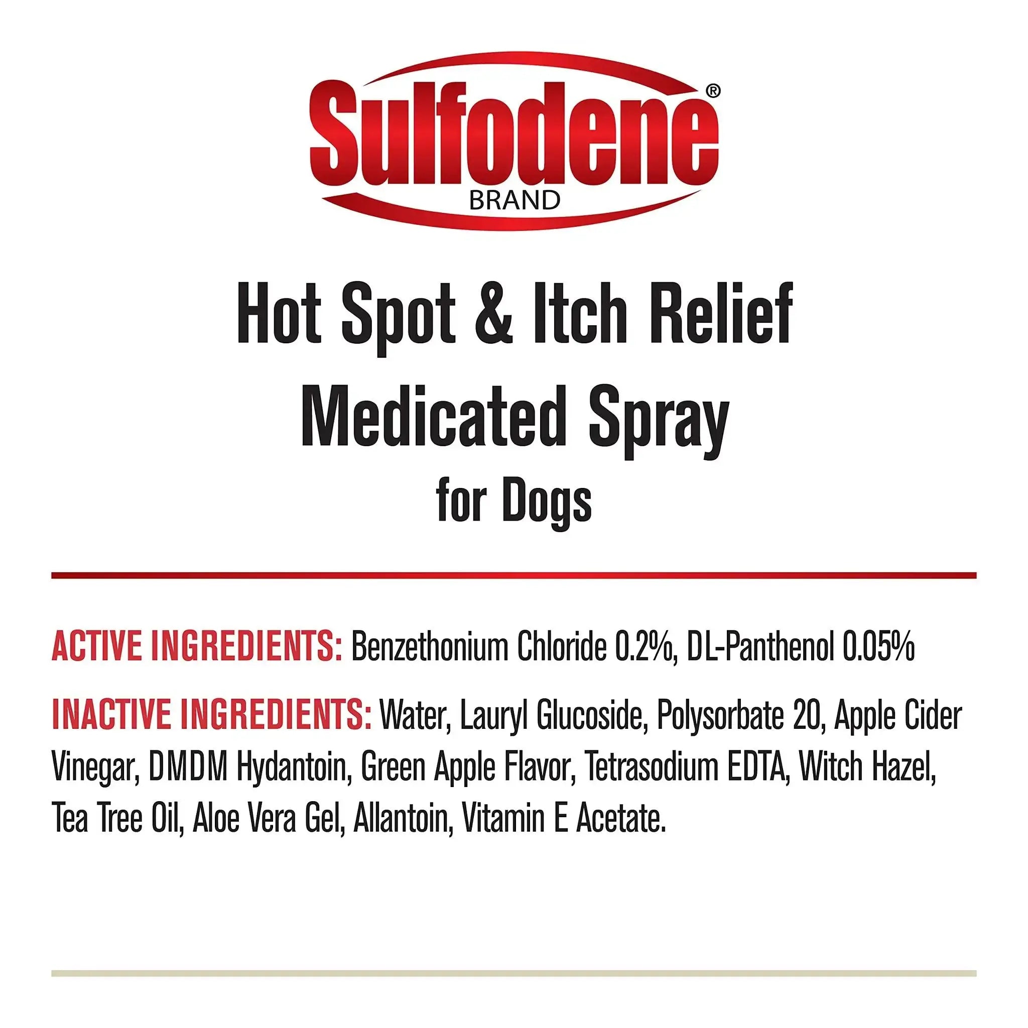 Sulfodene Hot Spot & Itch Relief Medicated Spray for Dog 8oz by Sulfodene